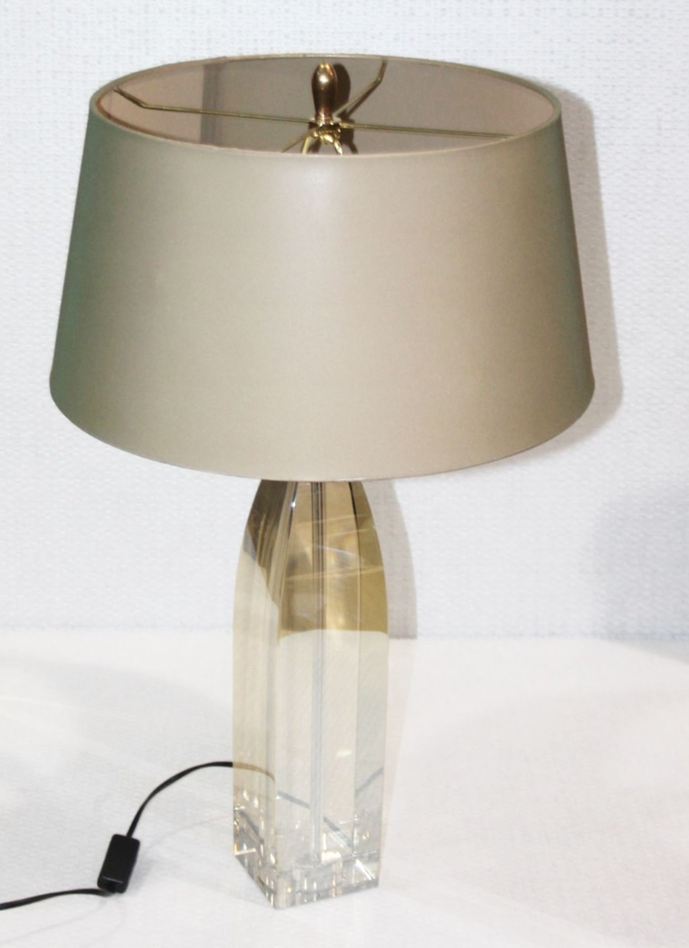 1 x ARTERIORS HOME 'Paulina' Luxury Table Lamp In Smoke Crystal - Original Price £1,460 - Image 3 of 10