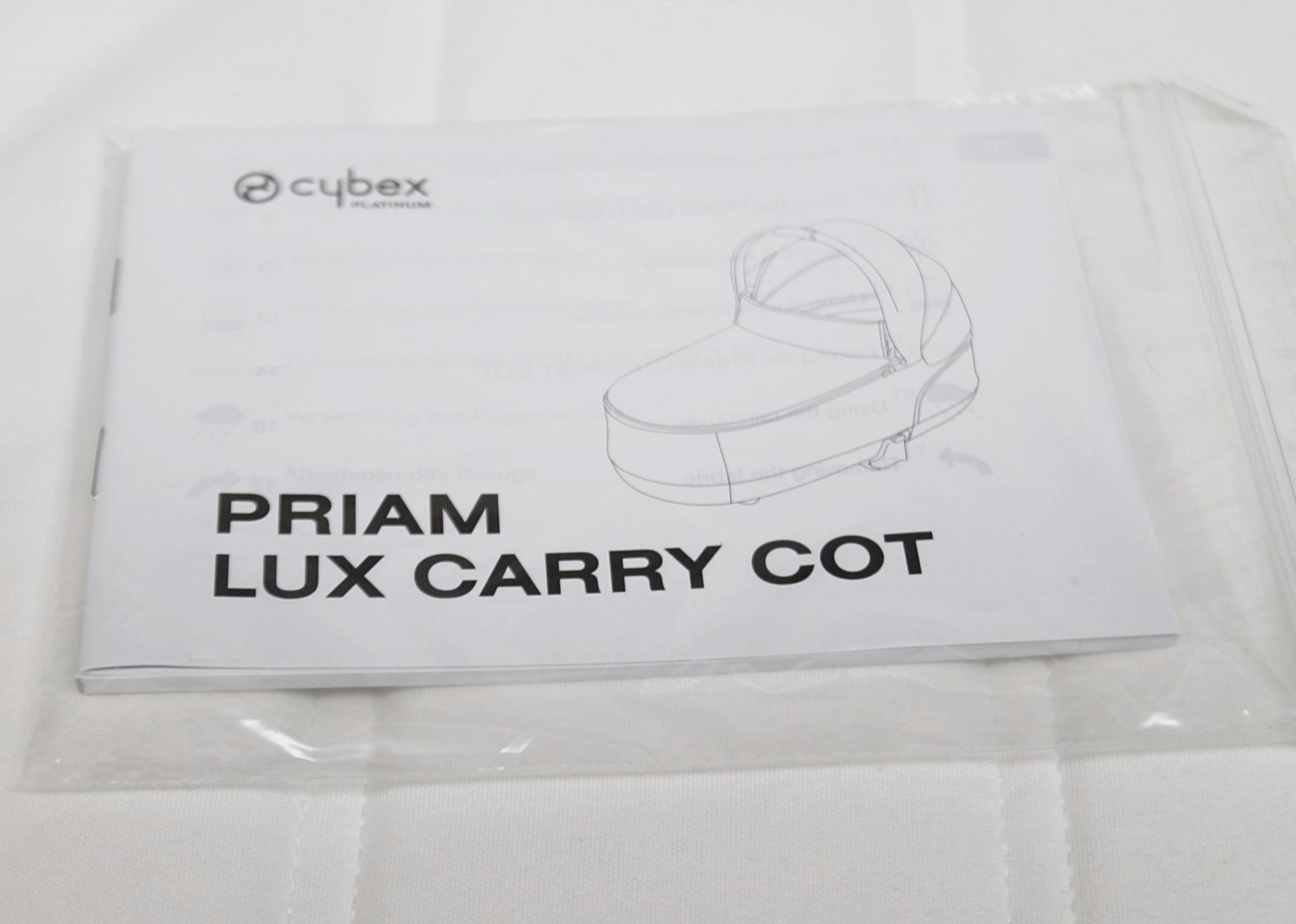 1 x CYBEX 'Priam' Luxury Carrycot In Black - Original Price £329.95 - Unused Boxed Stock - Image 3 of 19