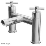 1 x Cassellie 'Dune' Stylish Modern Bath Filler With A Chrome Finish - Ref: DUN003 - New & Boxed