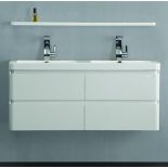 1 x Austin Bathrooms URBAN 1000 Wall Mounted Bathroom Vanity Unit With MarbleTECH Basin - RRP £890