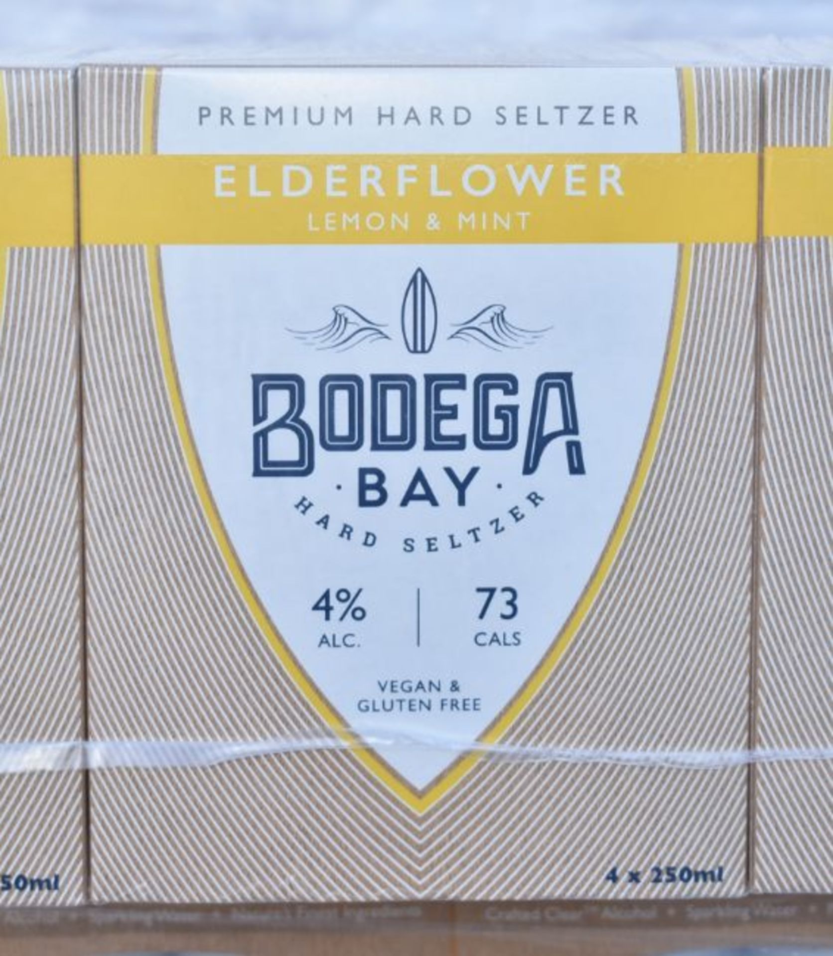 24 x Bodega Bay Hard Seltzer 250ml Alcoholic Sparkling Water Drinks - Elderflower Lemon & Mint - Image 5 of 9