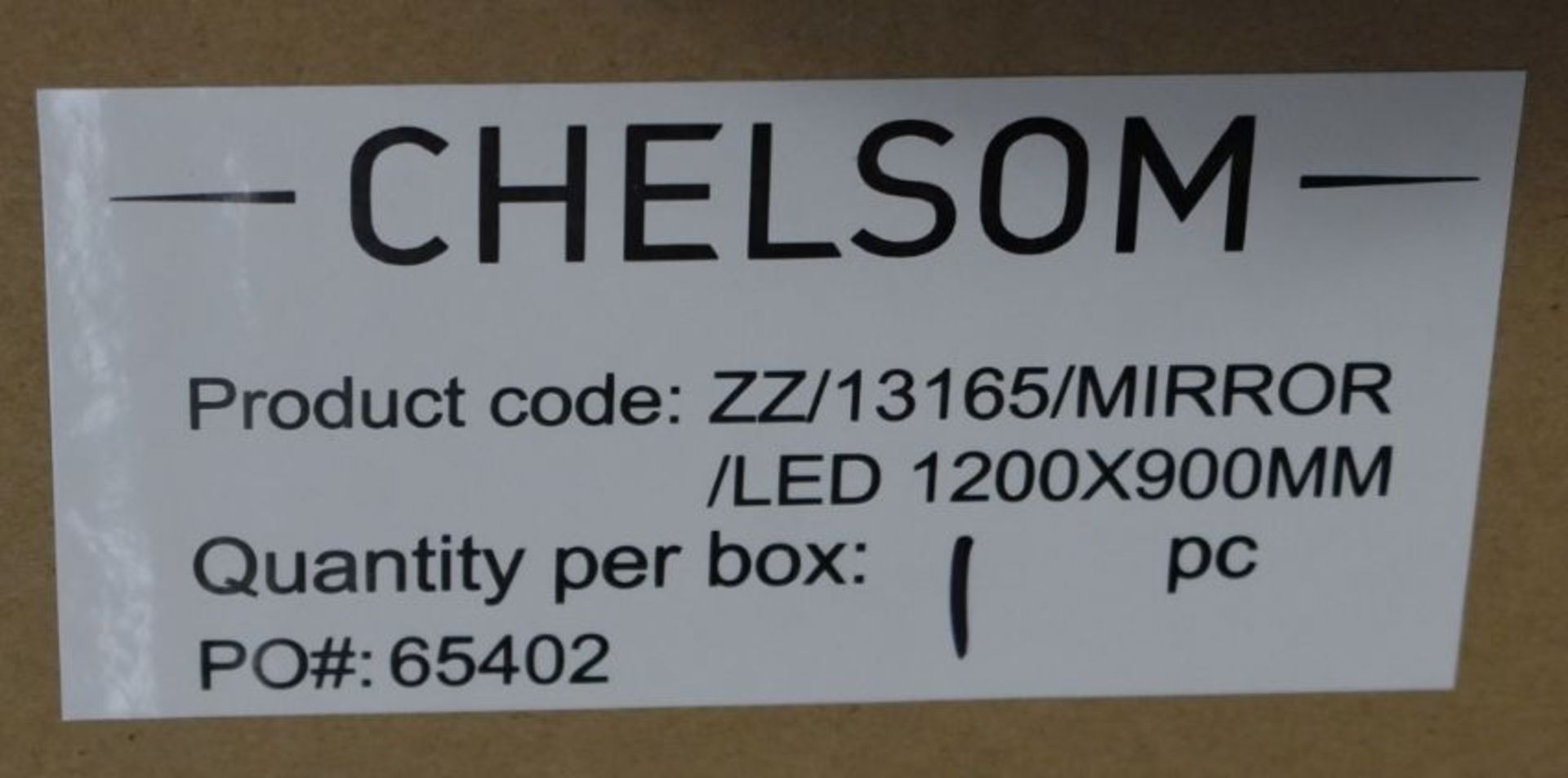 1 x Chelsom Large Illuminated LED Bathroom Mirror With Demister - Brand New Stock - As Used in Major - Image 13 of 13