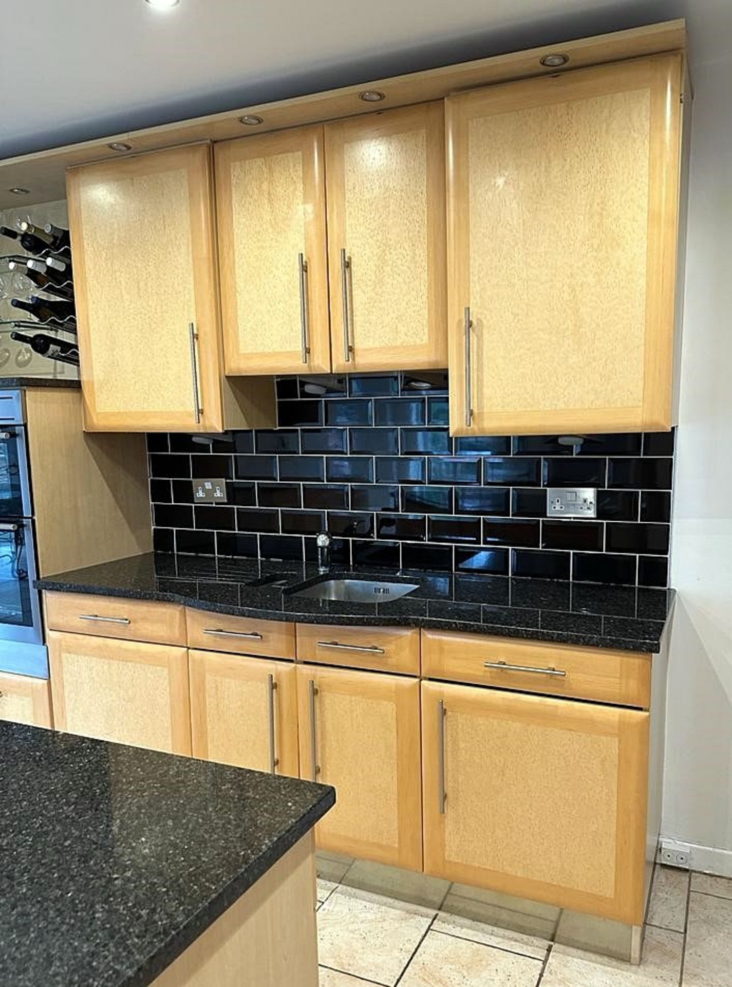 1 x Bespoke Solid Wood Designer Fitted Kitchen Featuring Black Granite Worktops And Under-lighting - Image 18 of 24