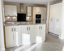 1 x SYMPHONY Contemporary Bespoke Fitted Shaker-Style Kitchen, With Branded Appliances, Granite Tops