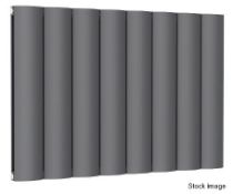 1 x REINA Belva Double 600 x 828mm Anthracite Radiator - Original RRP £510.00 - Ref: RND-A-