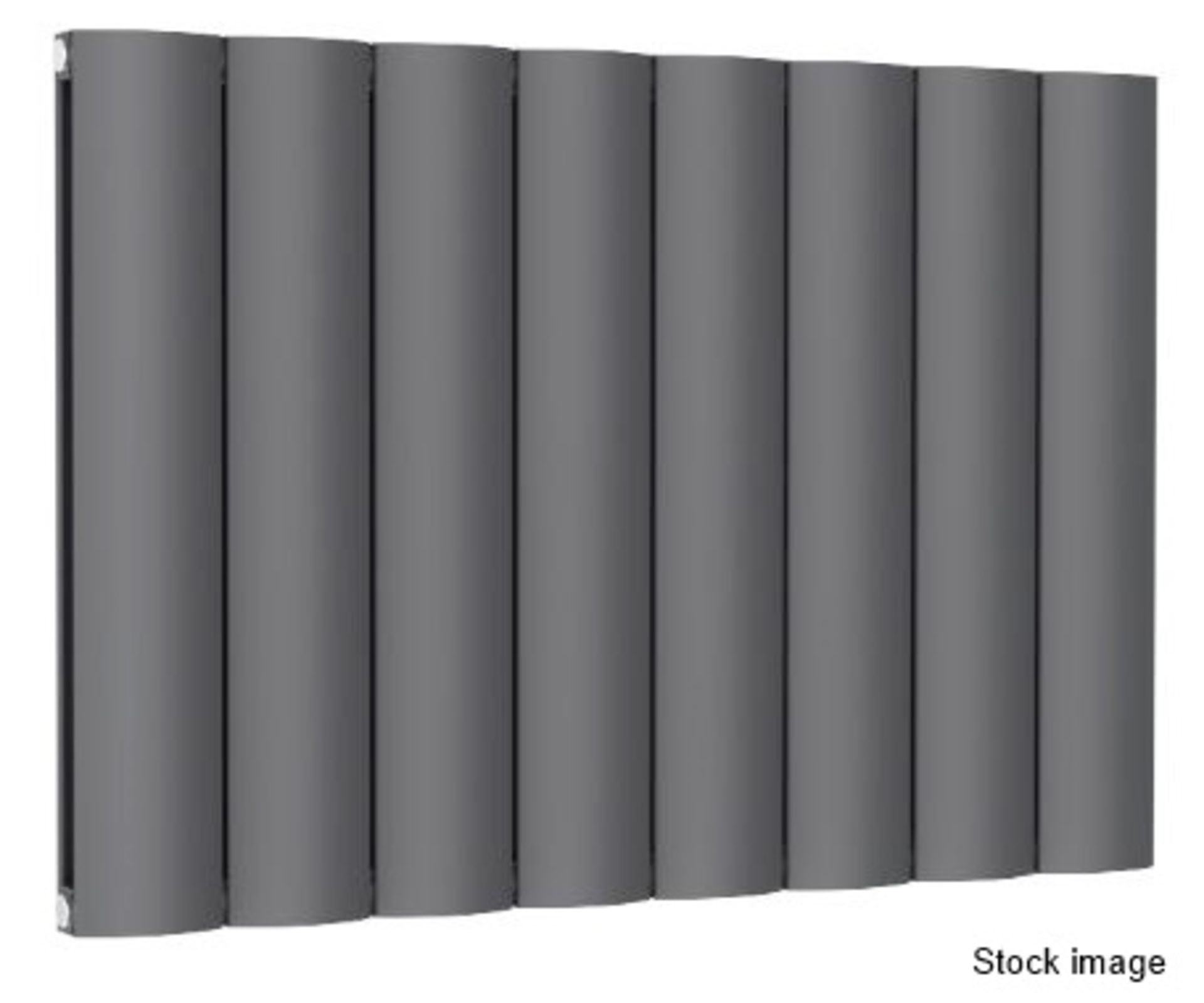 1 x REINA Belva Double 600 x 828mm Anthracite Radiator - Original RRP £510.00 - Ref: RND-A-