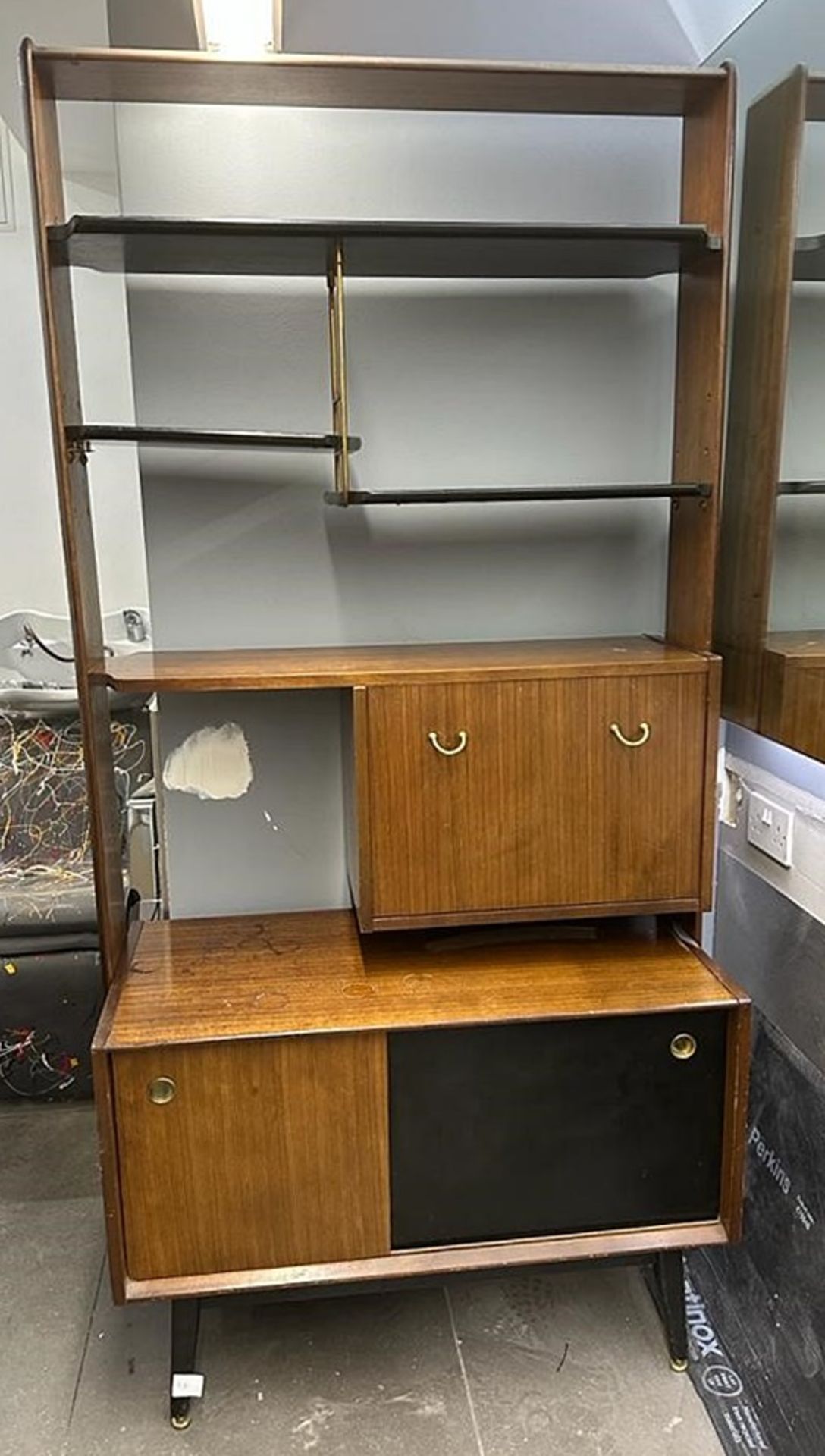 An Original 1960s G-plan Room Divider With Writing Desk - From An Award-winning Chelsea Hair Salon - - Image 2 of 8