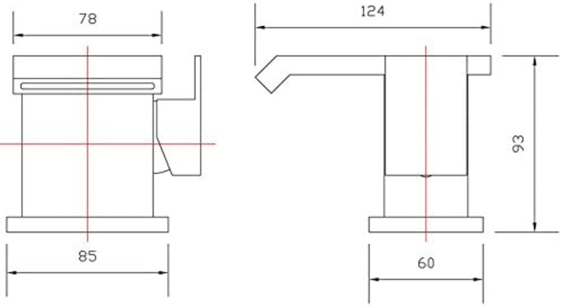 1 x CASSELLIE 'Fazenda' Mono Basin Mixer Tap With A Chrome Finish - Ref: FAZ001 - New & Boxed - Image 2 of 2