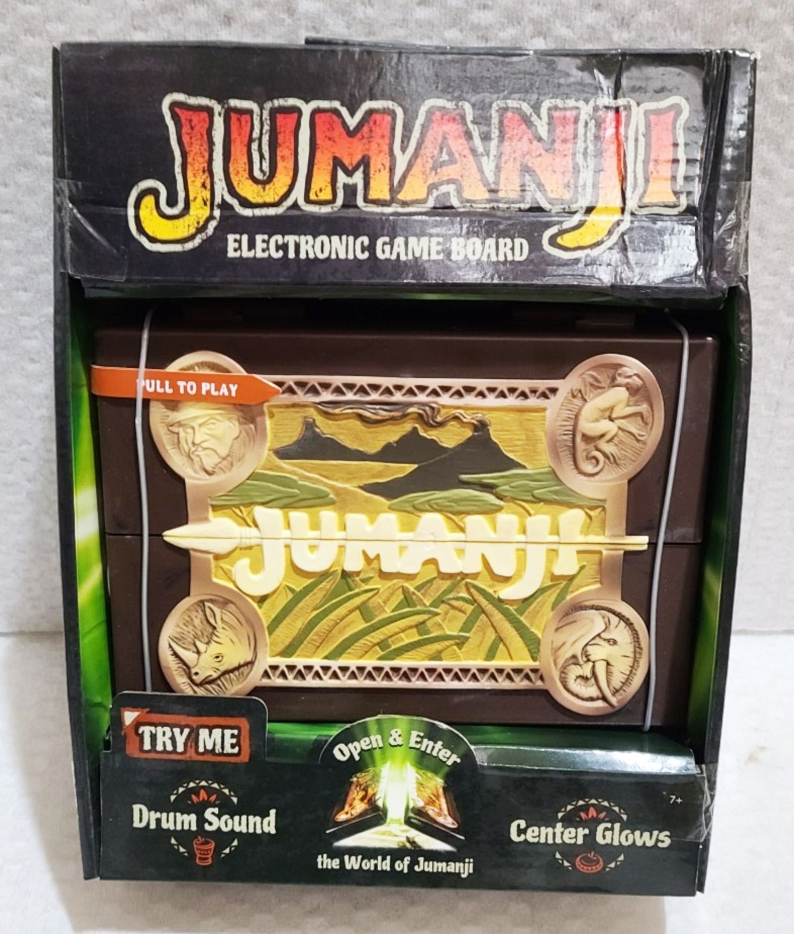 1 x JUMANJI Mini Prop Electronic Board Game - Original Price £22.00 - Unused Boxed Stock - Ref: