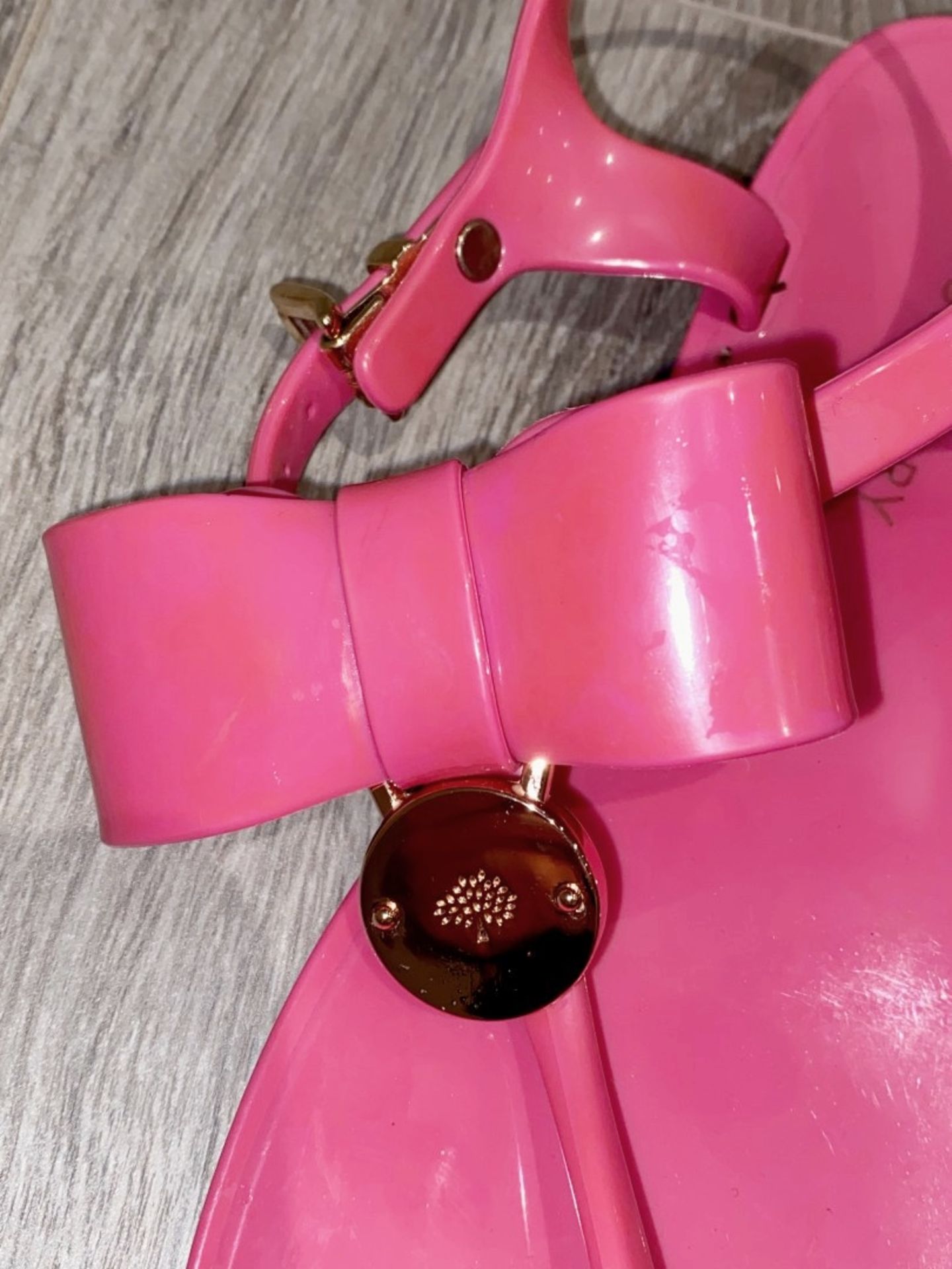 1 x Pair Of Genuine Mulberry Sandals In Pink - Size: 36 - Preowned in Worn Condition - Ref: LOT39 - - Image 3 of 3