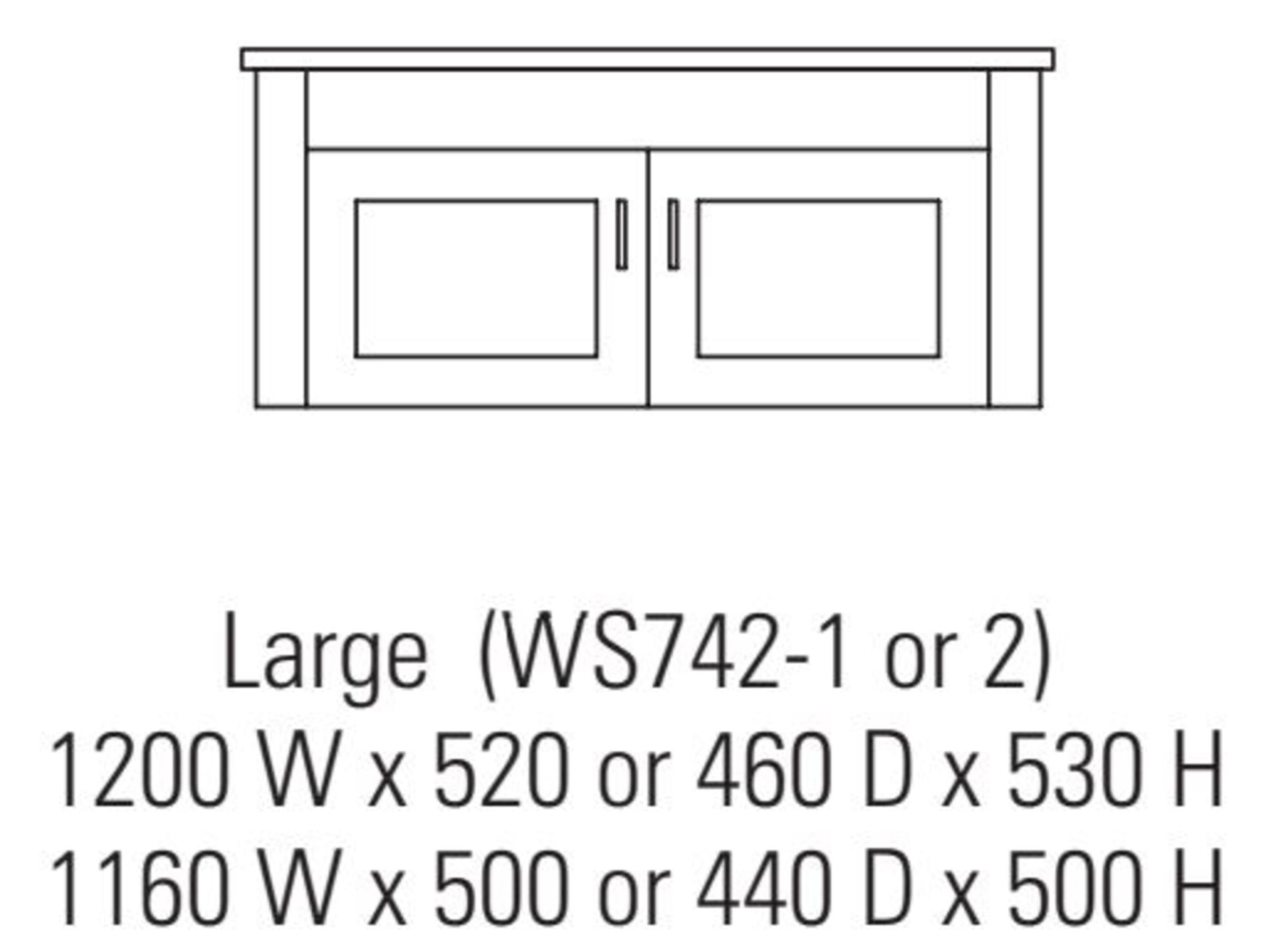 1 x Stonearth 'Entice' Wall Mounted 1200mm Washstand - American Solid Oak - Original RRP £960 - Image 6 of 10