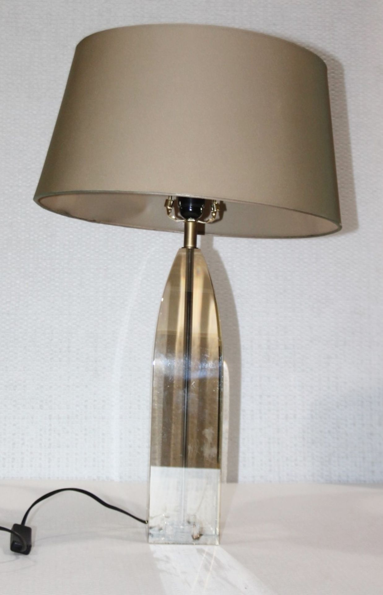 1 x ARTERIORS HOME 'Paulina' Luxury Table Lamp In Smoke Crystal - Original Price £1,460 - Image 9 of 10