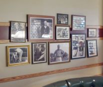 100 x Framed Images Of Americana Featuring Movie Idols, Sportsman, Gansters And More -