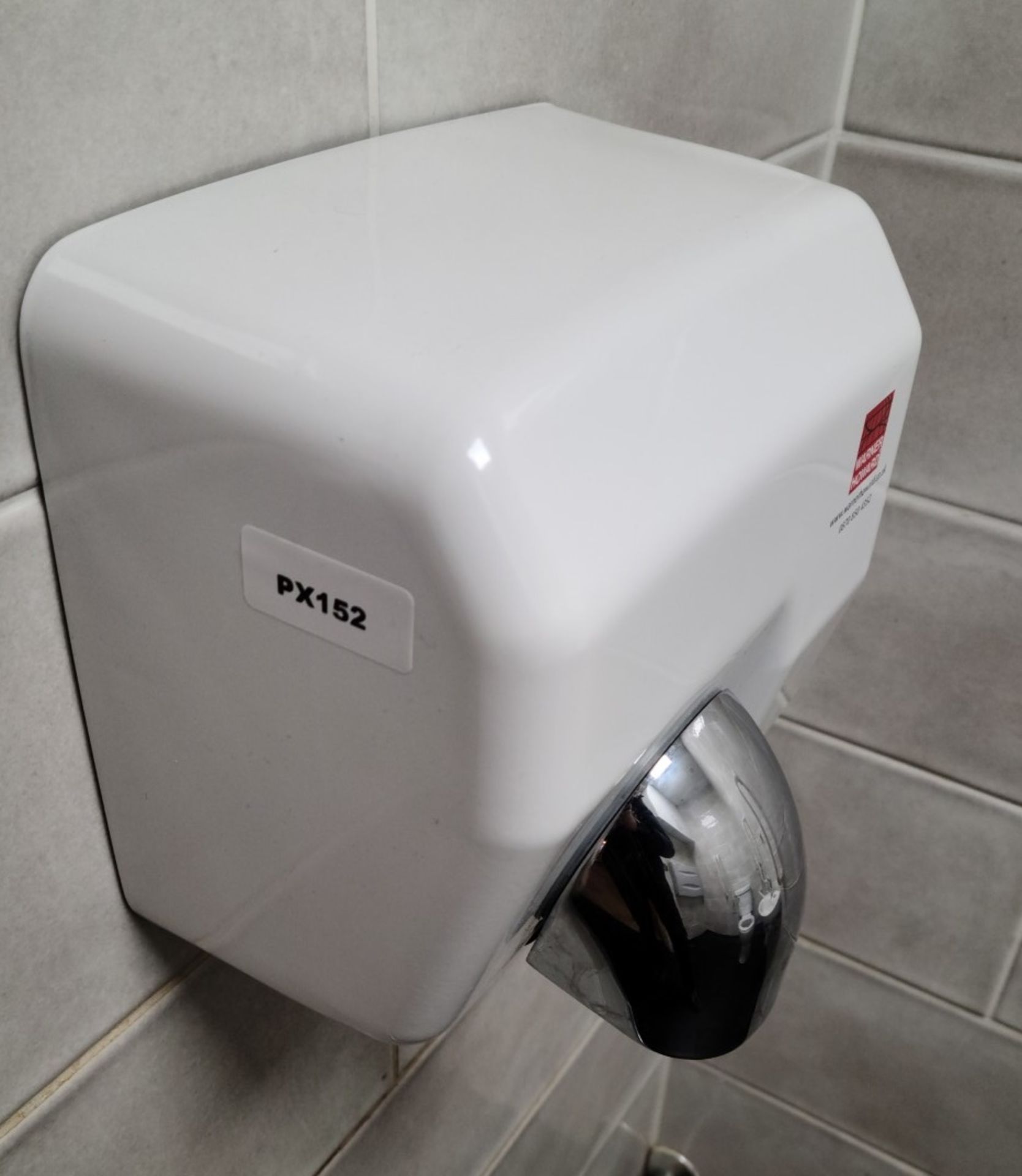 1 x WARNER HOWARD High Performance Hand Dryer 360 Degree Swivel Nozzle For Public Areas - Image 3 of 4