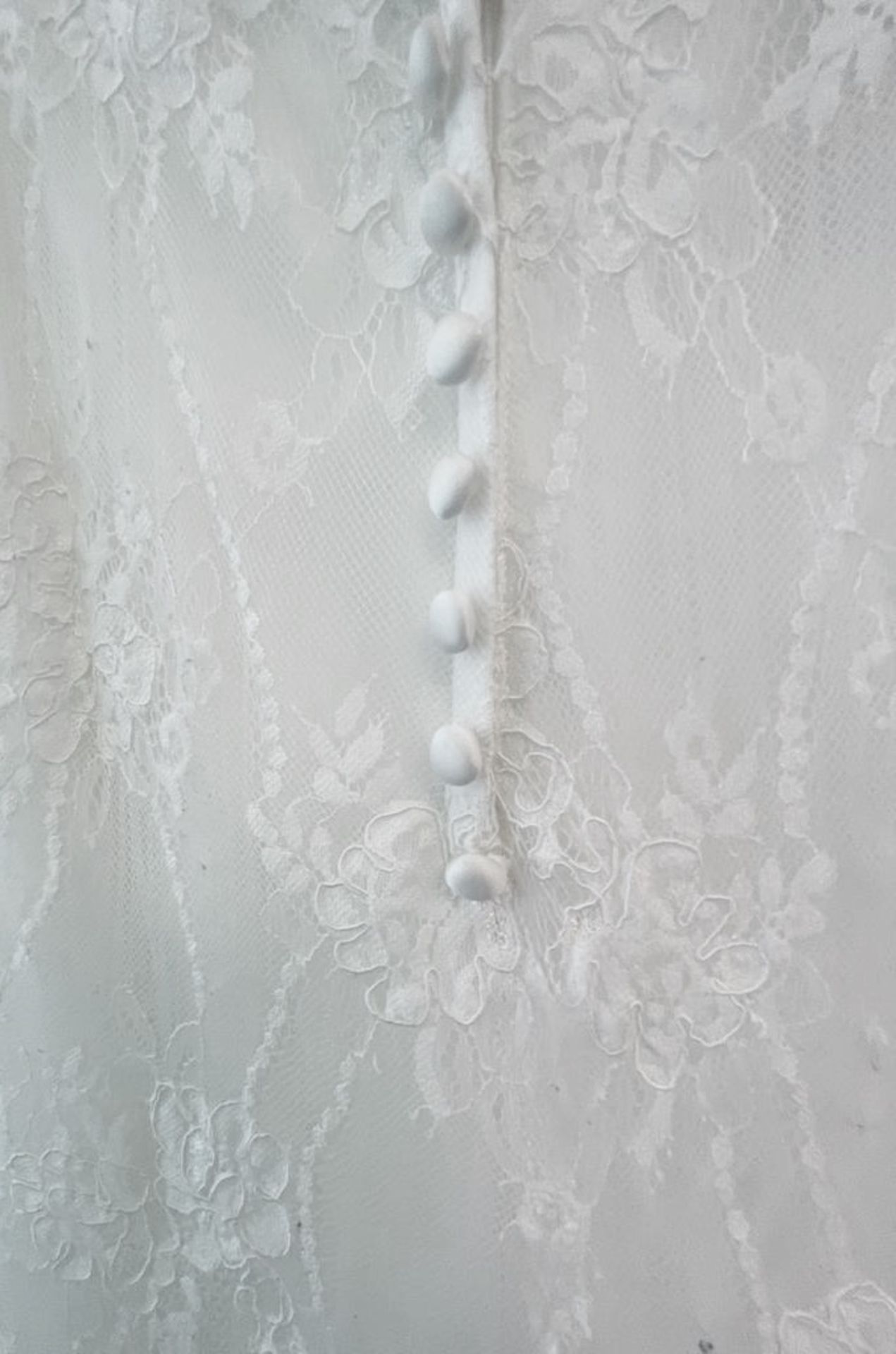 1 x DIANE LEGRAND Designer Fishtail Wedding Dress Bridal Gown - Style: 7209 - Size: UK 10 - Original - Image 3 of 10