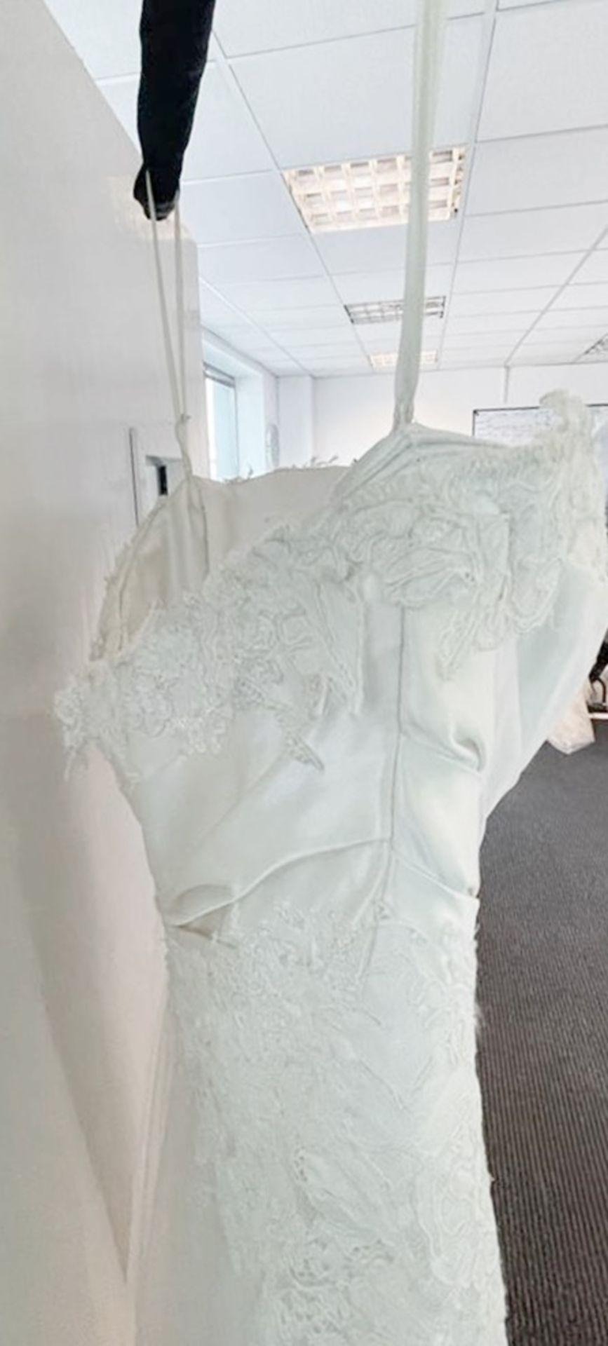 1 x LUSAN MANDONGUS / ANNASUL Y 'Infinity' Strapless Designer Wedding Dress - UK 12 - RRP £1,700 - Image 6 of 8