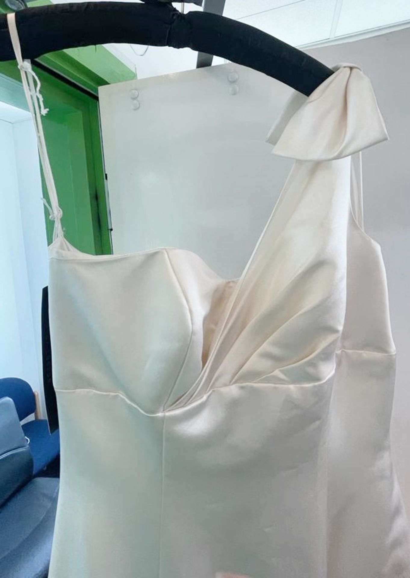 1 x MIA-MIA 'Liezel' Satin Designer Fishtail Wedding Dress Bridal Gown - Original RRP £1,600 - Image 5 of 14