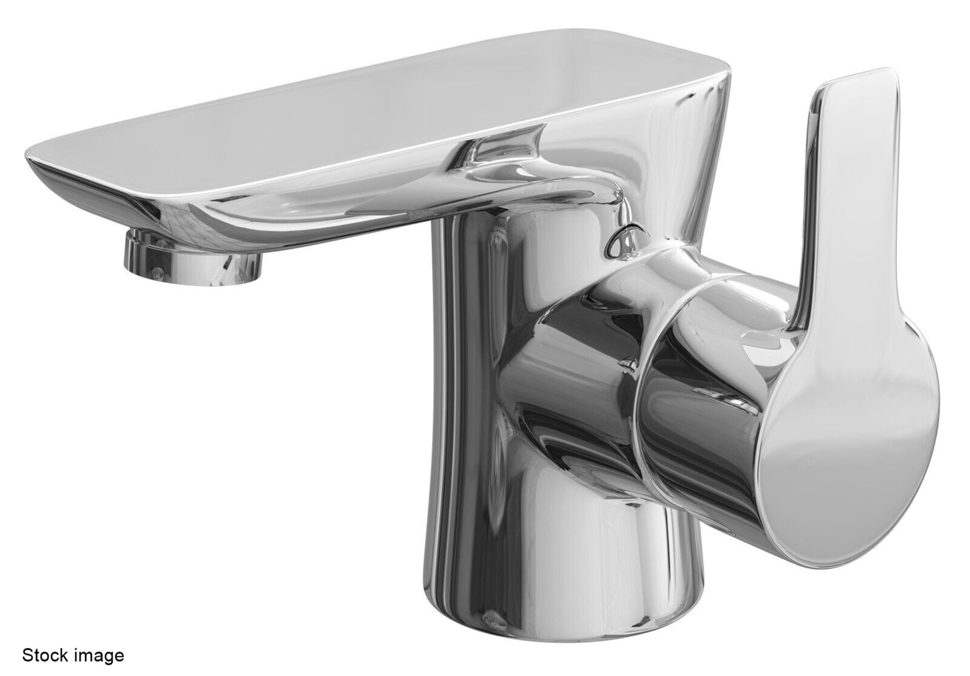 1 x CASSELLIE 'Pedras' Mono Basin Mixer With Push Waste In Chrome - Ref: PED001 - RRP £153.99 - - Image 3 of 3