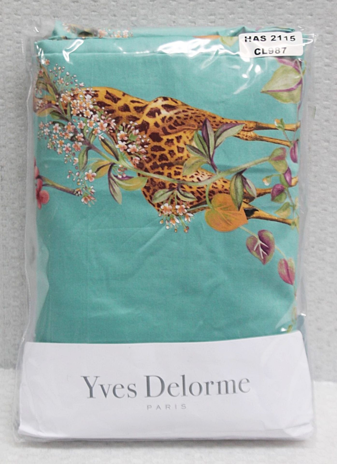 1 x YVES DELORME Un Jour Une Luxury Kingsize Duvet Cover - 240x220 - 100% Organic Cotton - RRP £174 - Image 2 of 7