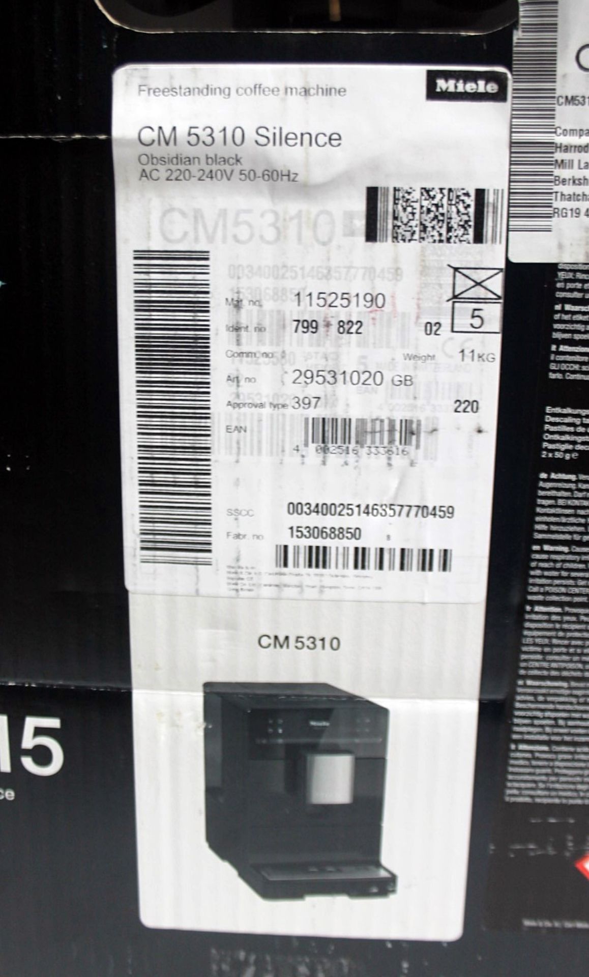 1 x MIELE CM5310 'Silence' Countertop Coffee Machine In  - Original Price £1,119 - Unused Boxed - Image 9 of 15