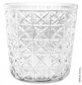 1 x EICHHOLTZ 'Chablis' Luxury Hand-blown Clear Grooved Glass Wine Cooler - Original Price £468.00