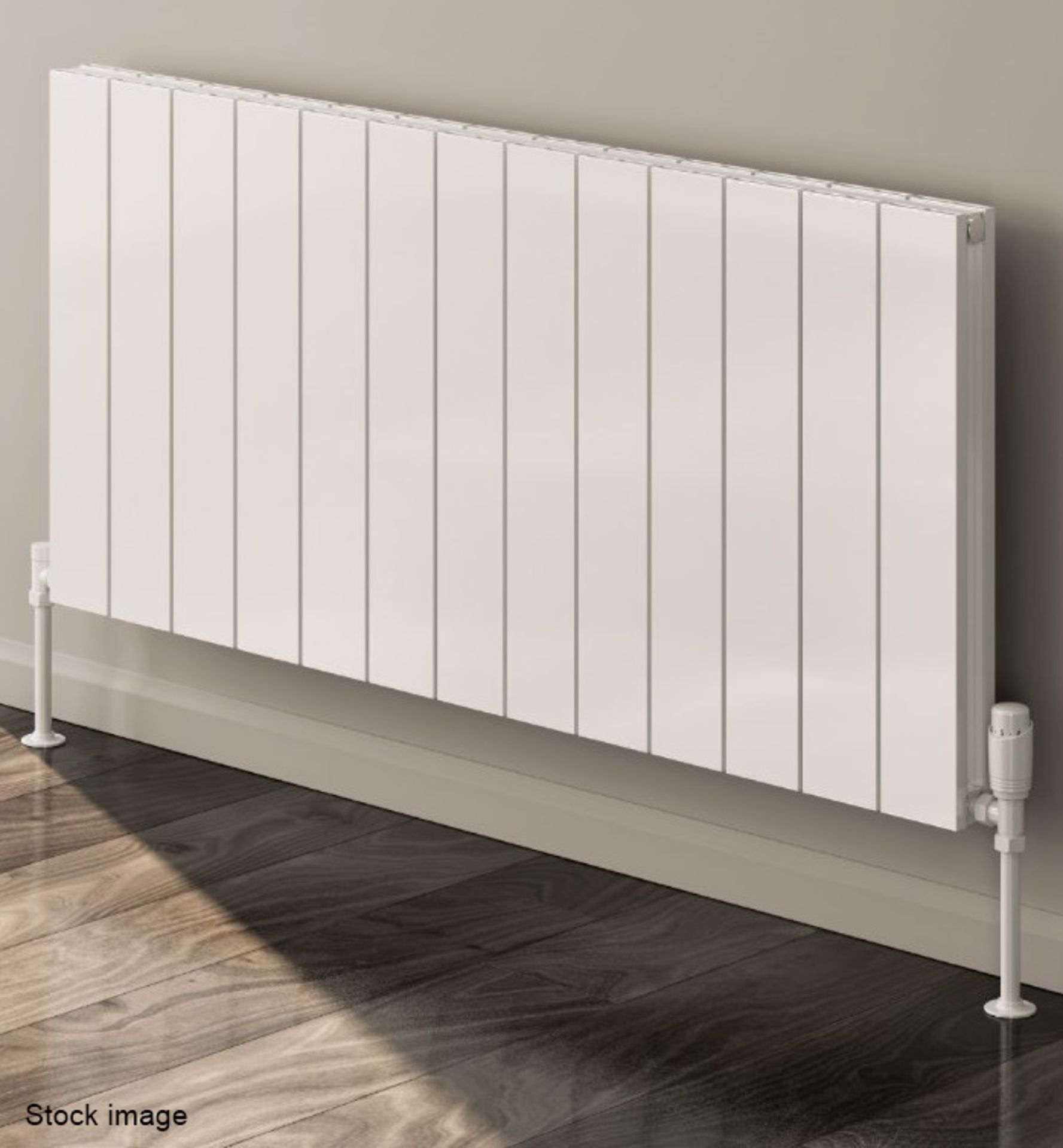 1 x REINA 'Casina' Single 600 x 1040mm White Radiator - Ref: RND-A-