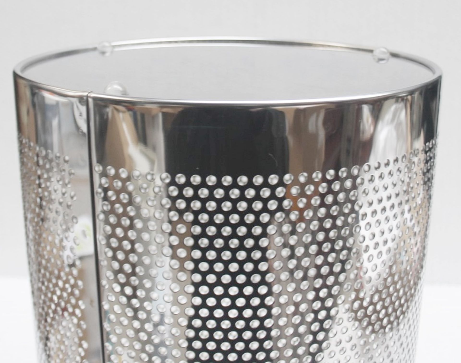 1 x ZODIAC Luxury Round Laundry Basket With A Chrome Finish - Boxed Stock - Original Price £920.00 - Image 4 of 5