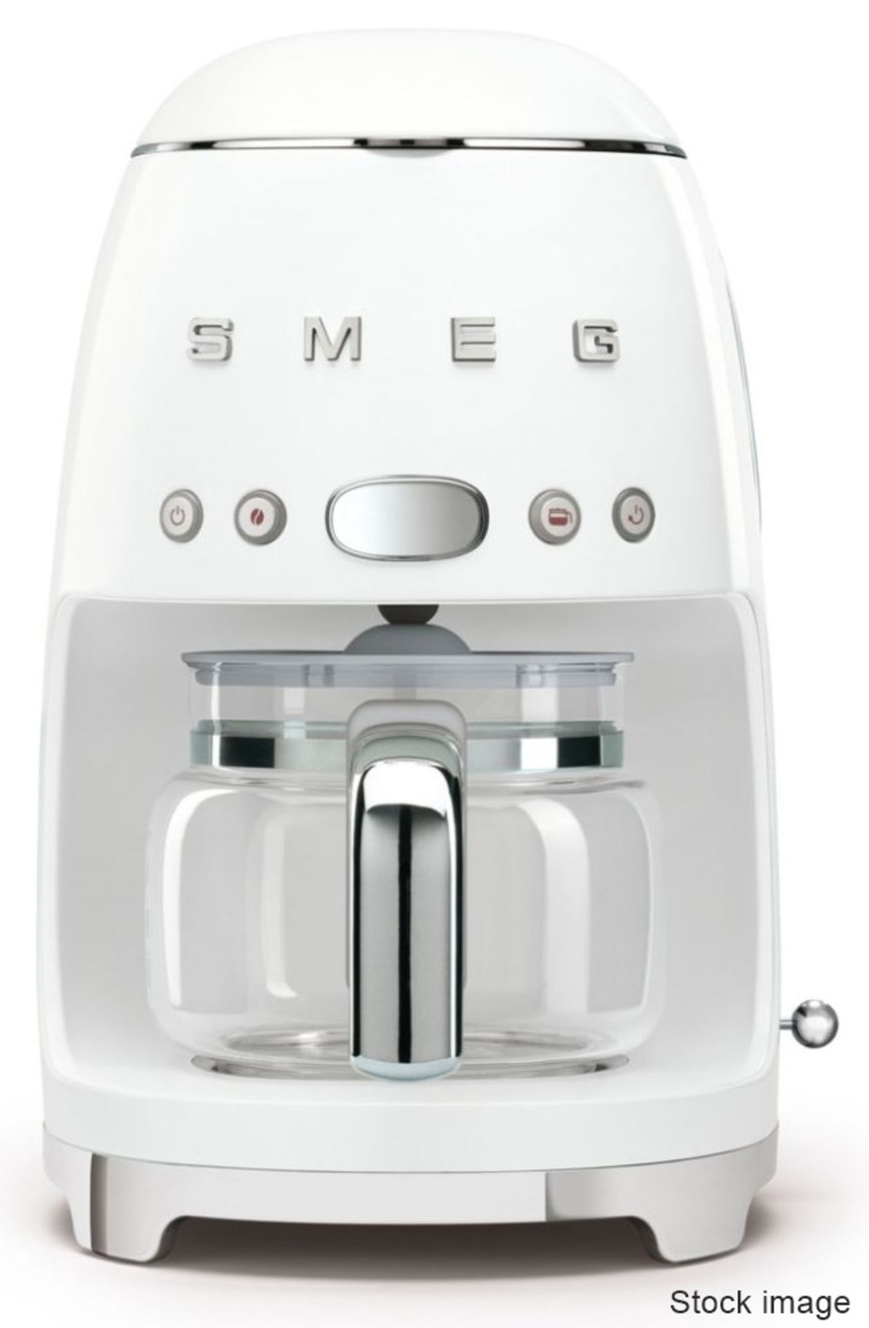 1 x SMEG Drip Retro-Style Filter Coffee Machine, With Digital Display - Original Price £199.00