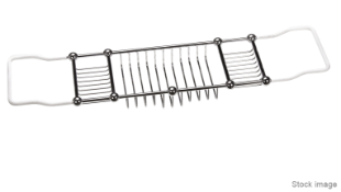 1 x WATERFRONT 'Classic' Bath Rack In Chrome - Ref: C100 - Unused Boxed Stock - CL406 - Location: