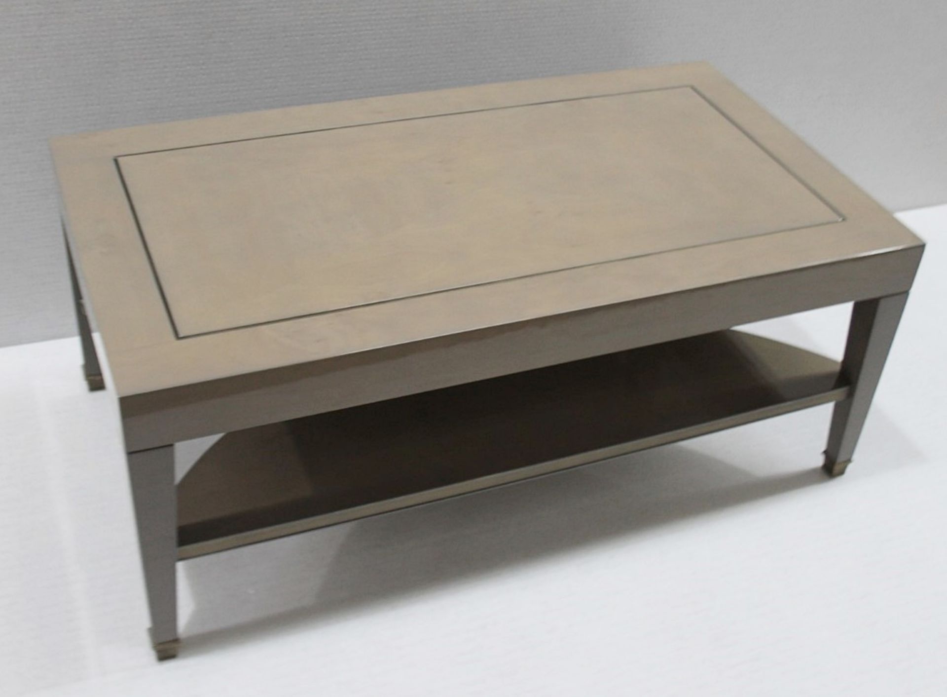 1 x JUSTIN VAN BREDA 'Legacy Alexander' Designer Lacquered Coffee Table With Undershelf - RRP £5,000 - Image 2 of 9