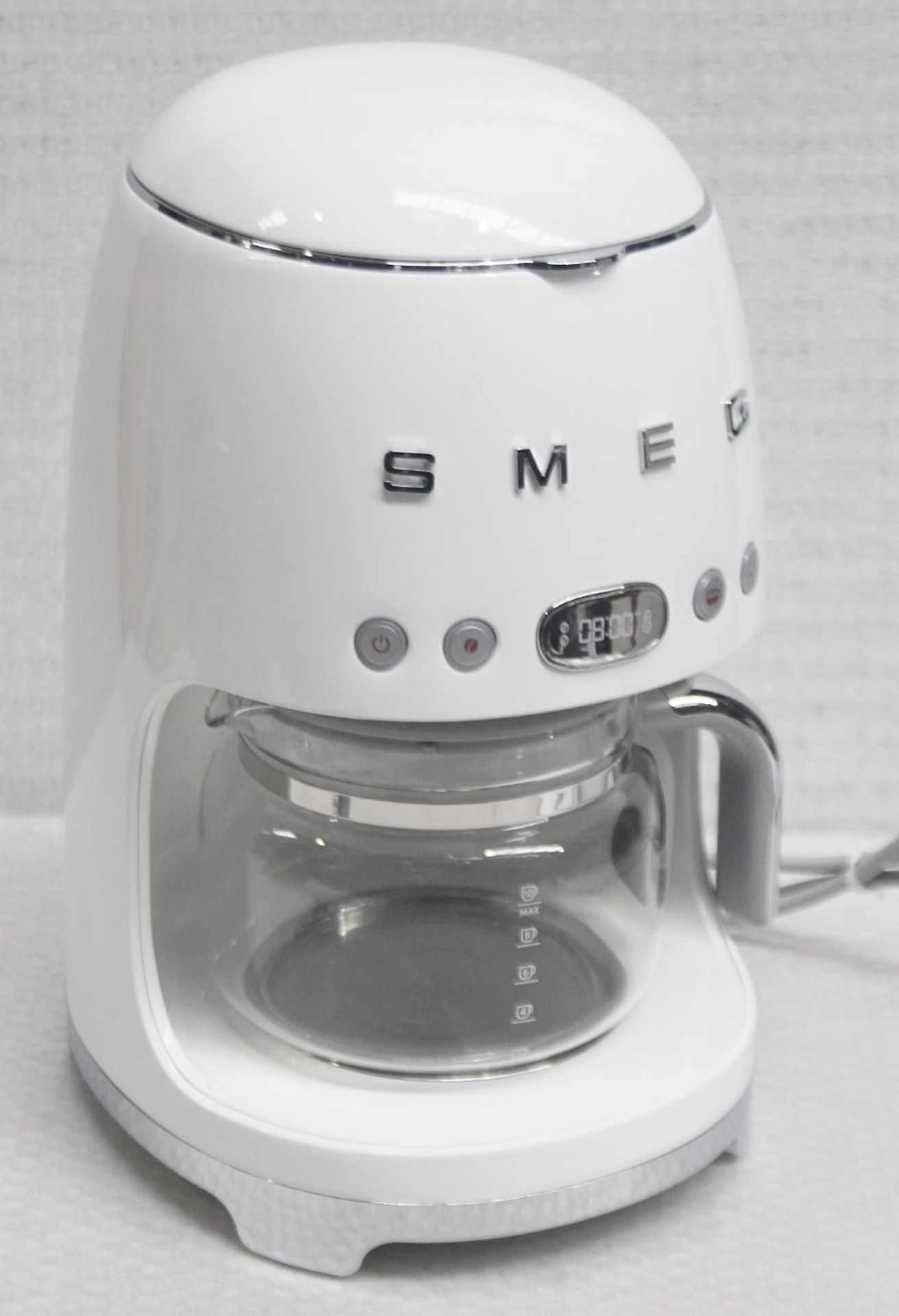 1 x SMEG Drip Retro-Style Filter Coffee Machine, With Digital Display - Original Price £199.00 - Image 3 of 17