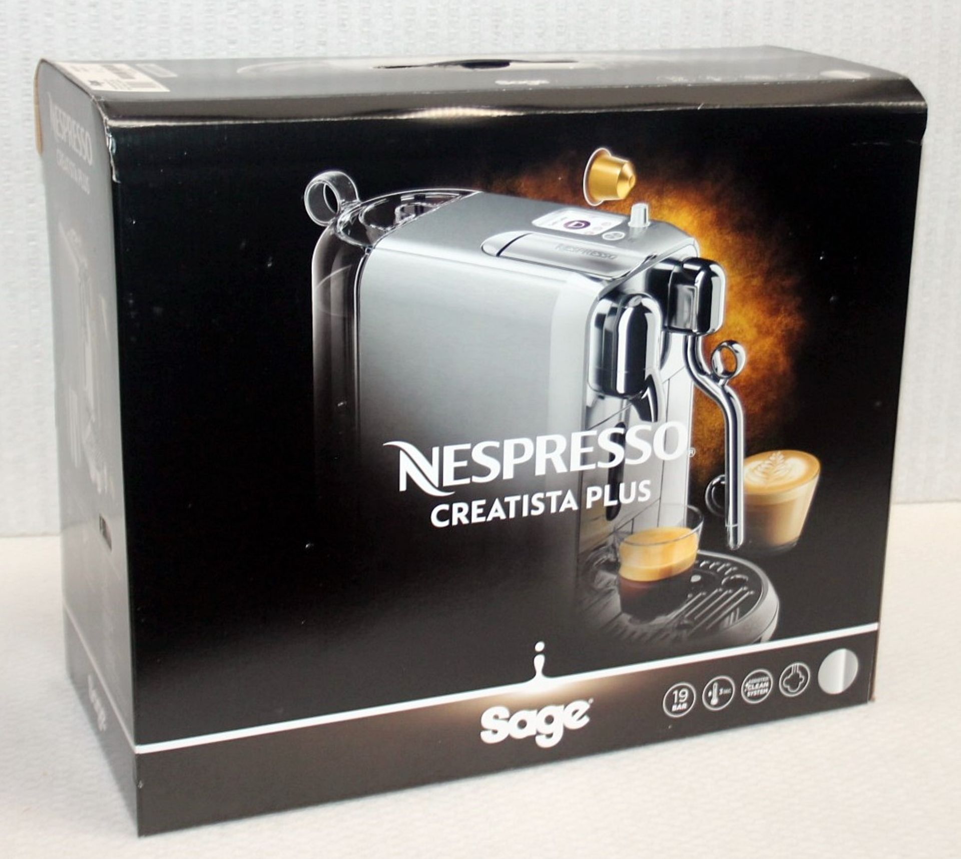 1 x SAGE Nespresso Creatista Plus Café-Style Coffee Machine With Automatic Steam Wand - RRP £479.00 - Image 3 of 21