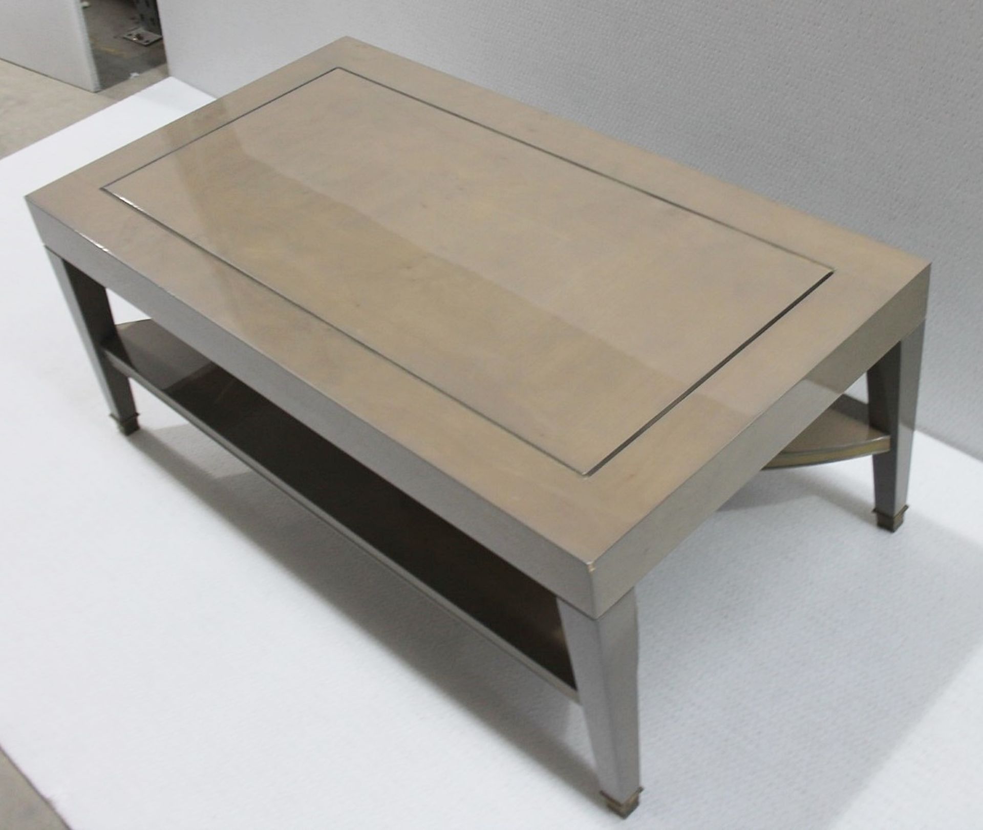 1 x JUSTIN VAN BREDA 'Legacy Alexander' Designer Lacquered Coffee Table With Undershelf - RRP £5,000 - Image 6 of 9