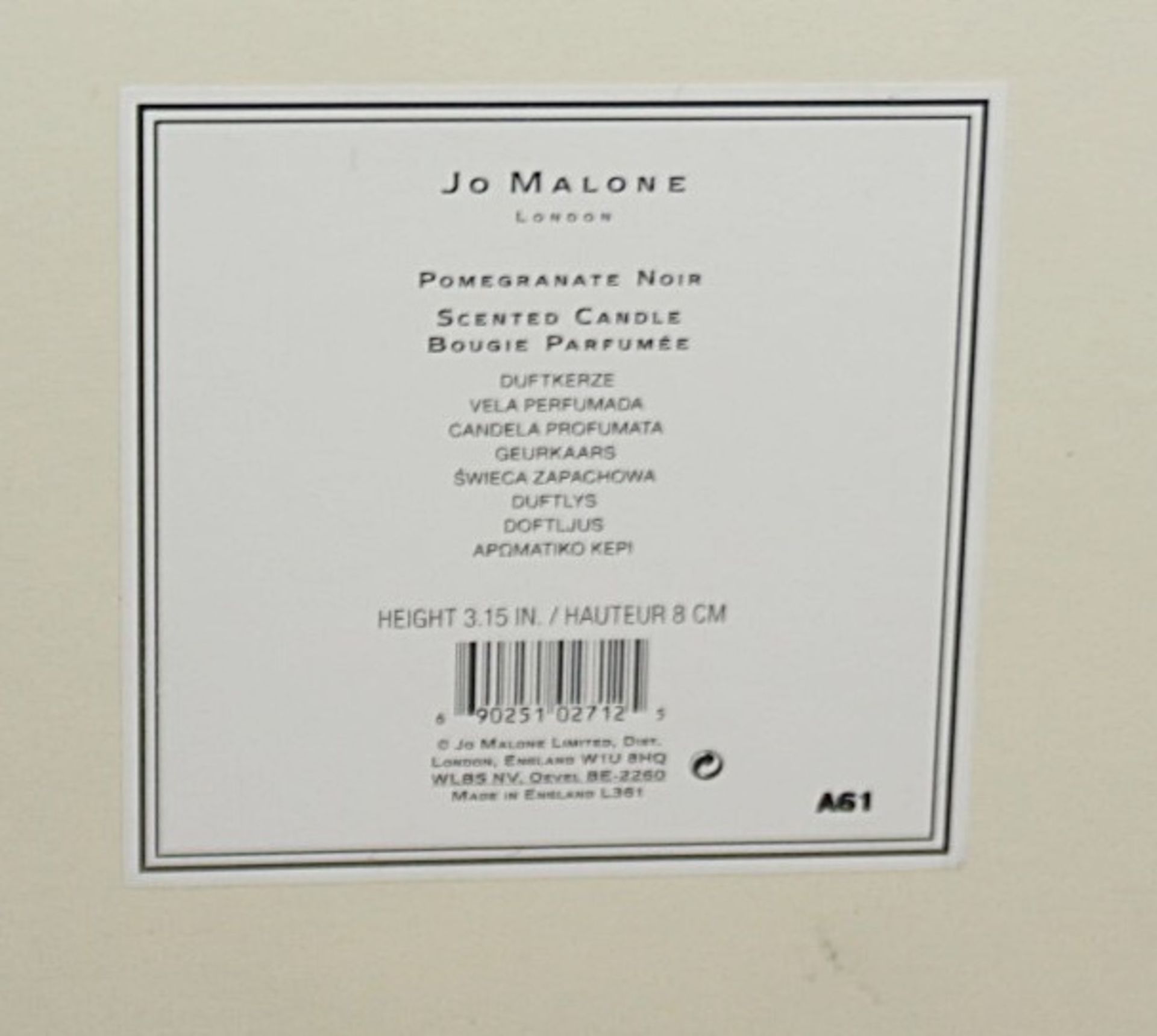 1 x JO MALONE LONDON Pomegranate Noir Deluxe Candle 600G - Original Price £140.00 - Ref: 6174821/ - Image 5 of 7