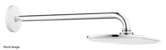 1 x GROHE 'Veris' Head Shower Wall-Mounted Head & Arm 450 Gr - Ref: 26170LS0 - New & Boxed Stock -