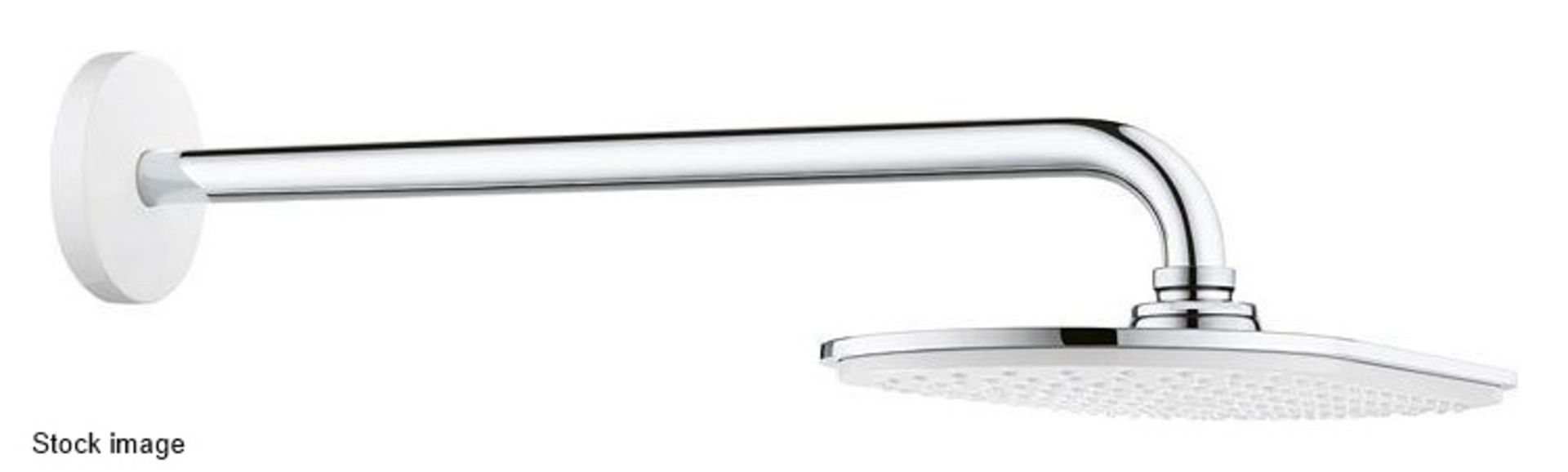 1 x GROHE 'Veris' Head Shower Wall-Mounted Head & Arm 450 Gr - Ref: 26170LS0 - New & Boxed Stock -