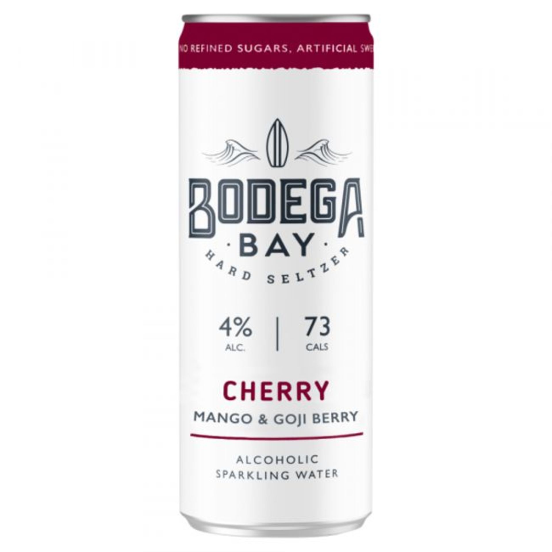 24 x Bodega Bay Hard Seltzer 250ml Alcoholic Sparkling Water Drinks - Cherry Mango & Goji Berry - 4% - Image 6 of 6