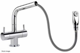 1 x RANGEMASTER 'Aquapro' Pull-out Monobloc Tap With A Brushed Chrome Finish - Ref: TAP1BF - New &