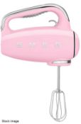 1 x SMEG 50's Retro Stand Hand Whisk Pink With Timer and 9 Power Levels - Original Price £149.00