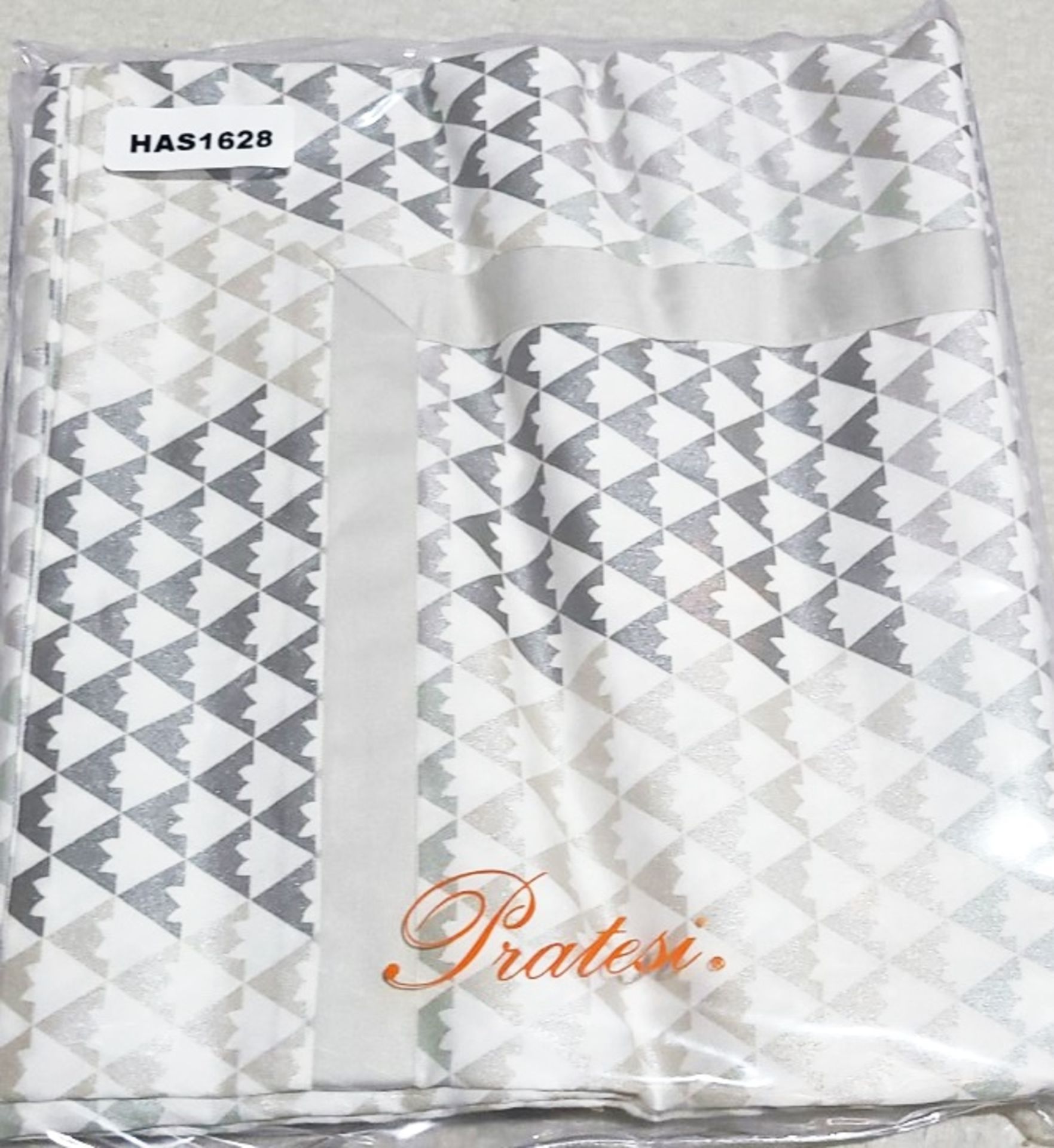Set Of 2 x PRATESI Colori In Gioco Platinum-Pearl Printed Sham 75x50cm - Image 5 of 5