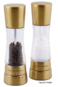 1 x COLE & MASON 'Derwant' Gourmet Precision Salt And Pepper Mills - Original Price £83.95