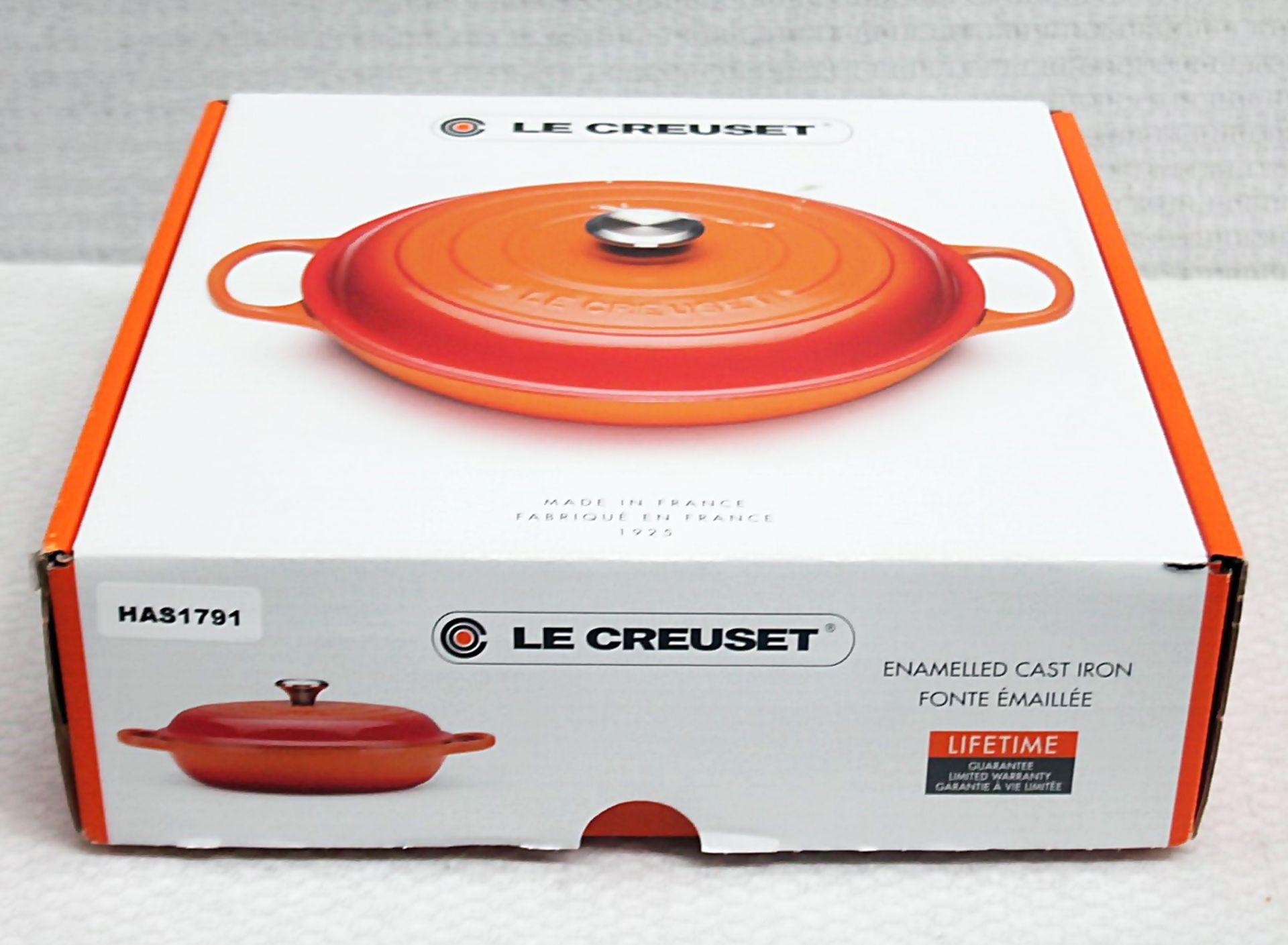 1 x LE CREUSET 'Signature' Enamelled Cast Iron Shallow Casserole Dish In Teal - RRP £270.00 - Image 7 of 13
