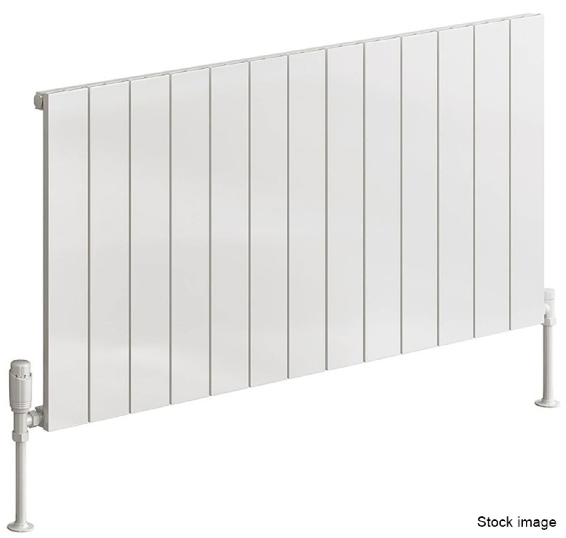 1 x REINA 'Casina' Single 600 x 1040mm White Radiator - Ref: RND-A- - Image 2 of 2