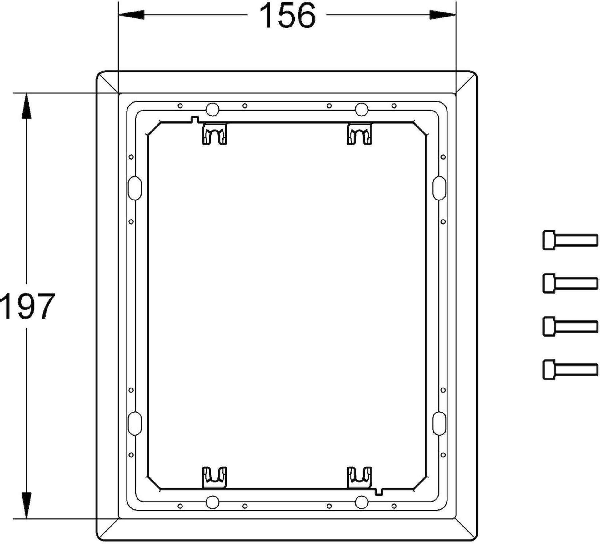 1 x GROHE Covering Frame, With A Chrome Finish - Ref: 38958000 - New & Boxed Stock - RRP £88.00 - - Image 2 of 2