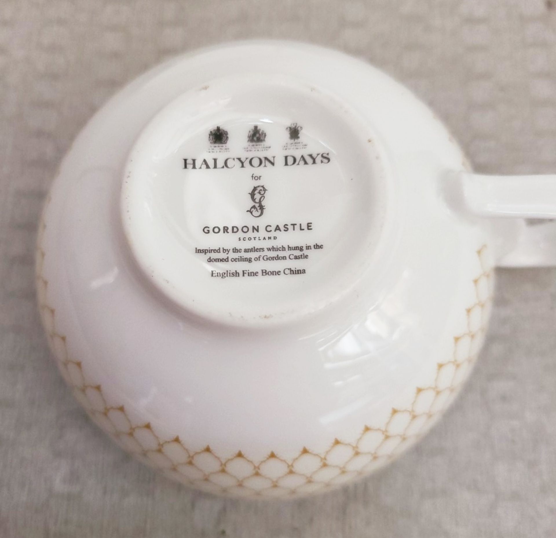 1 x HALCYON DAYS Antler Trellis Ivory Tea For One - Original Price £145.00 - Image 6 of 8