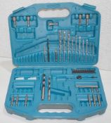 1 x Assorted Drill Bits in a MAKITA Branded Carry Case - Ref: DS7558 ALT - CL816 - Location:
