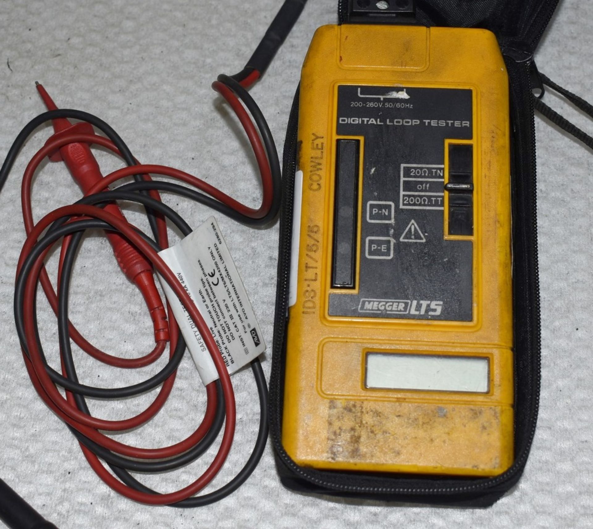 1 x MEGGER LT5 Digital Loop Tester - Ref: DS7517 ALT - CL816 - Location: Birmingham, B45Collection