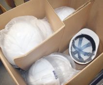 Box of Centurian White Safety Helmets - Ref: TBC - CL816 - Location: Birmingham, B45<s