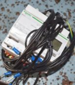 1 x Schneider IEM3255 Power Meter Reader With Cables - Unboxed - Ref: C166 MR - CL816 - Location: Bi
