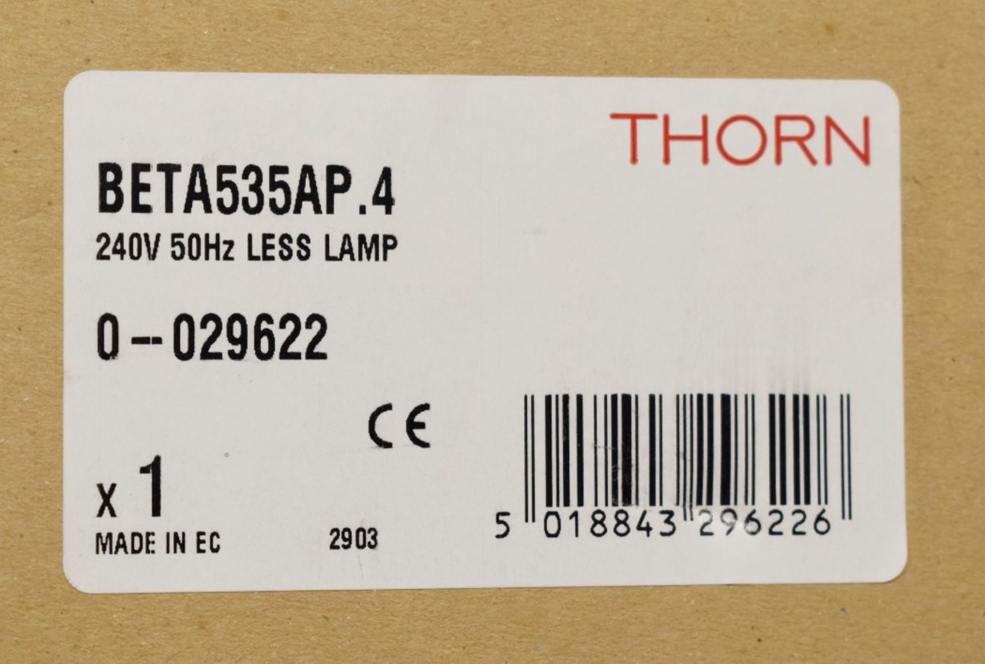 2 x Thorn BETA 5 35W Street Lantern with Bowl and Nema Socket - New Stock - 240V 50Hz - BETA535AP.4 - Image 2 of 2